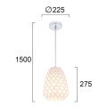 Подвесной светильник Pendant Light White D:225 Felicia3
